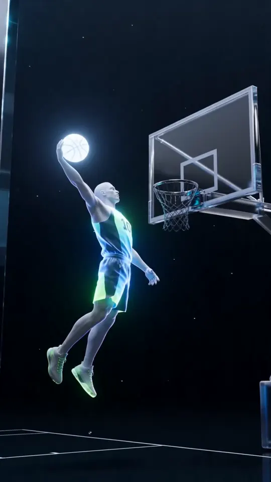 Figura 3D de baloncesto